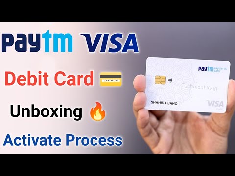 Paytm Visa Debit Card Unboxing | Paytm Visa Debit Card Physical |Paytm Visa Debit card Apply Benefit