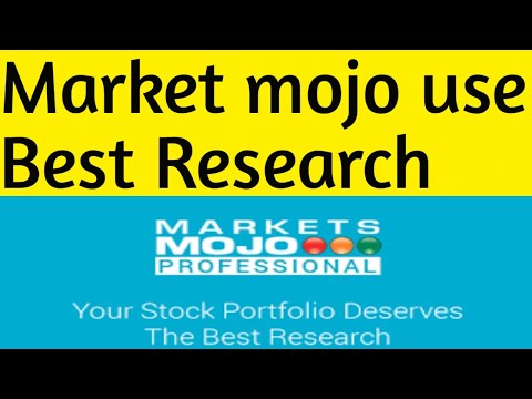 How to use Marketsmojo Web Site| Marketsmojo website tutorial |Research Tool Investing Stockmarket