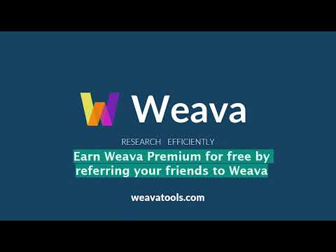 How to Earn Weava Premium for free by referring your friends to Weava