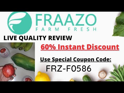 Fraazo - How to order ? with great discounts | Special coupon