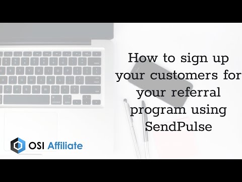 How to sign up your customers for your referral program using SendPulse