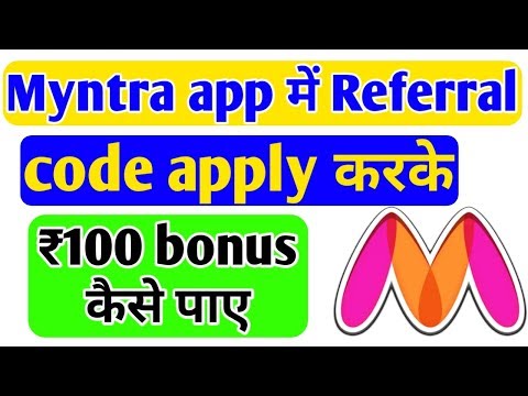 Myntra referral code