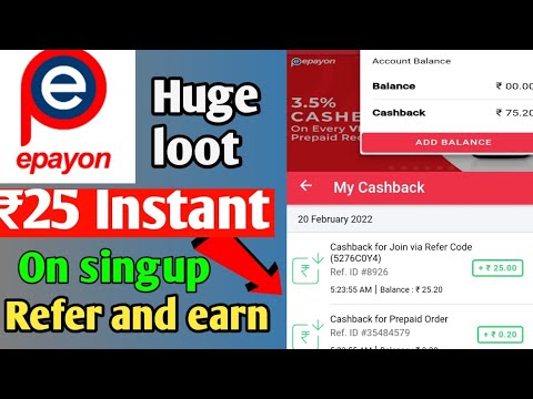 epayon recharge cashback | Epayon refer and earn