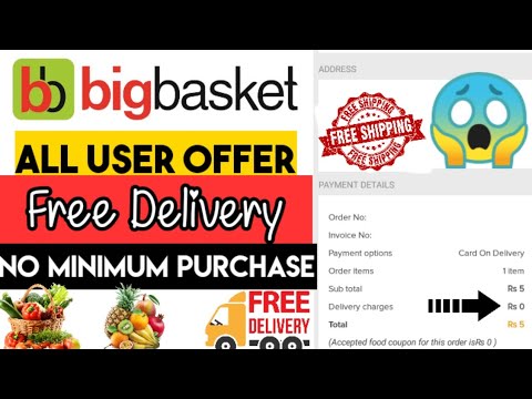 😘😘Big Basket Free Delivery Trick | Big Basket Offer | Bigbasket Offers Today | Big Basket Promo Code