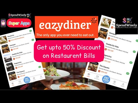 EazyDiner App I “Super Apps” Ep. 4 Upto 50% Discount on Restaurent Bills. Alternative to Dineout App