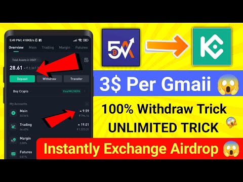 🔥3$ INSTANT Future Bonus Loot Without KYC | 5A Exchange New Crypto Loot