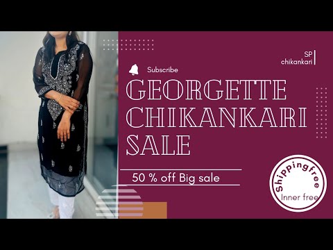 Chikankari Sale l Big discount offer 🥳 l Republicday special 9721846952 #youtube #chikankari #sale