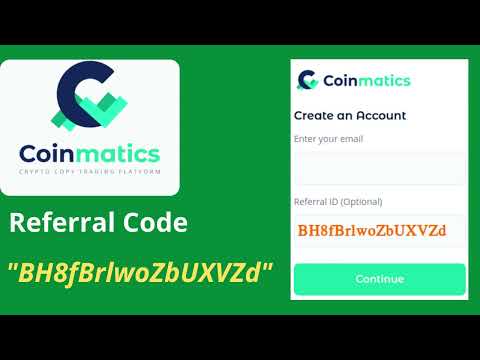 Coinmatics Referral Code: BH8fBrlwoZbUXVZd | Get $10/Referral