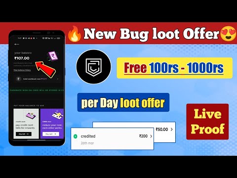New Huge loot || 100rs -1000rs free || Cred Bug offer || Cred Bounty Offer || Cred New Offer