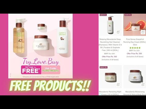 How To Get Free Products From Puresense | Shades Of Shreya