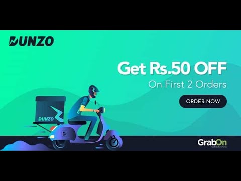 Dunzo biggest loot 🔥 🔥 🔥Buy ₹100 and pay ₹50 | Flat 50 % off | Subscribe the channel for more Videos