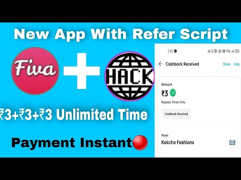 Fiva Refer Script || Fiva Usa Number Baypass Script || Fiva app payment