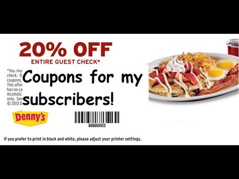 coupons for my subscribers! GNC $10 off, Denny&#039;s and McDonald&#039;s Egg White McMuffin