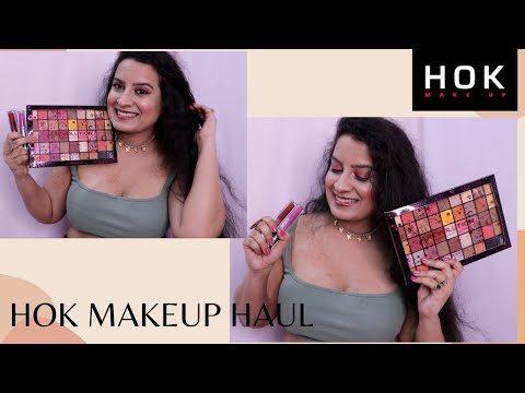 HOK MAKEUP Haul // Makeup Revolution Makeup &amp; Skincare //Makeup Obsession palettes // Deepa Sree