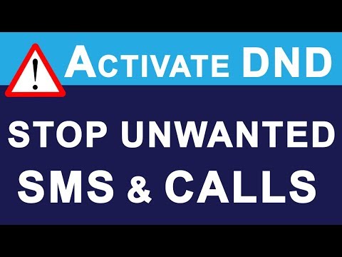 Activate DND | STOP or BLOCK Unwanted Promotional SMS &amp; Calls | Do Not Disturb Service in INDIA