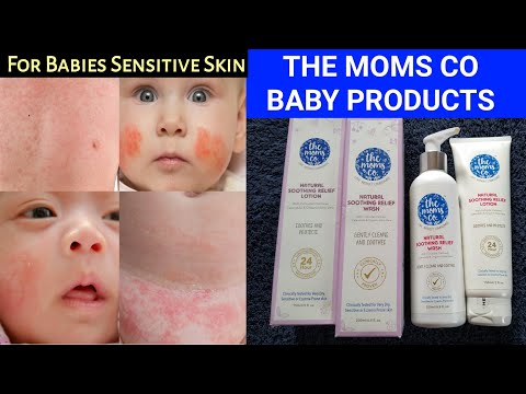 The Moms Co Natural Soothing Relief Daily Wash &amp; Lotion | Best for Dry, Itchy &amp; Sensitive Skin