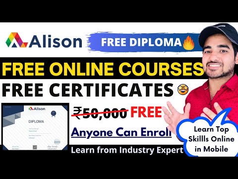Alison Free Diploma With Free Certification Courses 🔥 All Student Eligible |Free Courses Certificate