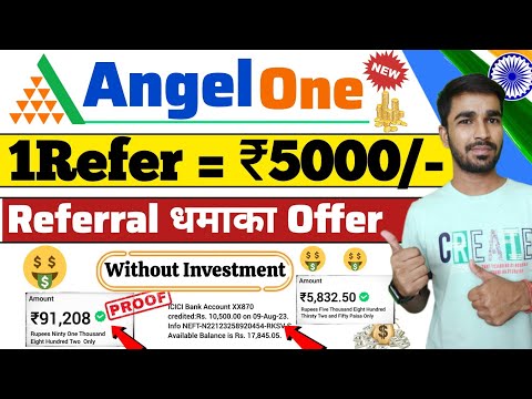 Angel one refer and earn - New Update | Angel one se paise kaise kamaye | refer and earn app