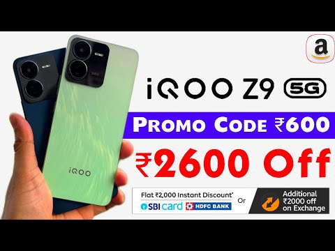 Promo Code + Bank Offer 🔥 Full Details With Proof 🔥 iQOO Z9 Aamzon New Offer #iqooz9