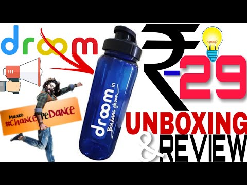 DROOM SUPER SIPPER BOTTLE UNBOXING AND REVIEW AND HOW TO GET SUPER SIPPER WATER BOTTLE