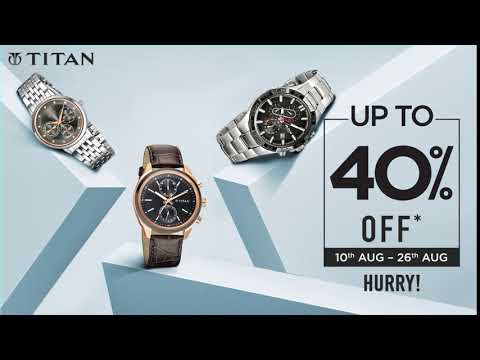Titan Offers - Up to 40% OFF*