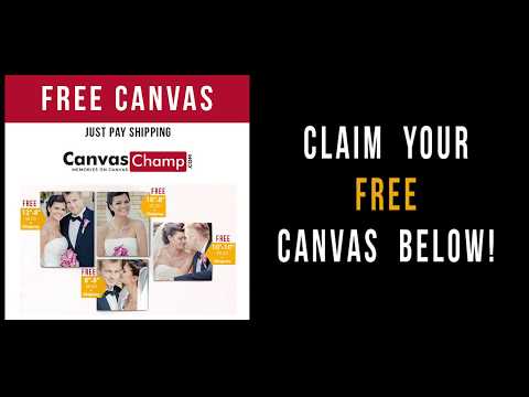 Free Canva Prints by CanvasChamps.com