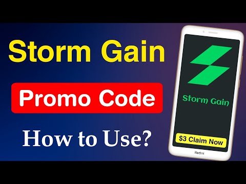 Storm Gain Promo Code | How to Use Storm Gain App Promo Code 2021 | Storm Gain Refer &amp; Earn