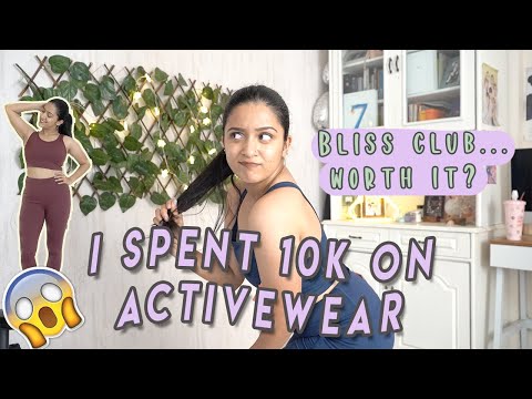i bought all the BlissClub activewear so YOU don&#039;t have to |Honest Try-On Haul + Review| Best in 🇮🇳?