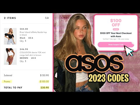 Asos Discount Codes For 2023! 💯 Verified Working Asos Promo Codes