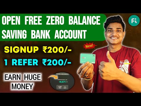 Fi Money Bank Account Opening | Earn ₹200 on Signup &amp; ₹200 on Refer | Fi Money Zero Balance Account