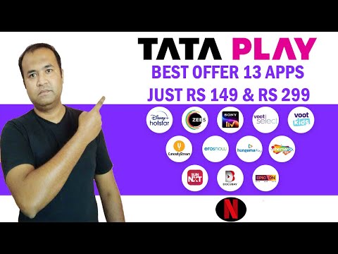 Tata Play Offer New Plan For TV and Mobile Users Rs 149 &amp; Rs 299 #tataplaybinge #netflix
