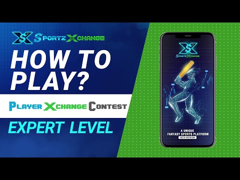 How to Play Player Xchange Contest Expert Level | SportzXchange