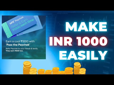 💸 Uni Paycheck : Refer &amp; Earn Big! Get ₹1000 for Every Referral + ₹500 Bonus on Signup 🚀