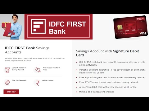 IDFC First Bank Savings Account with Signature Debit Card | IDFC Debit Card BookMyShow Offer 🔥🔥🔥