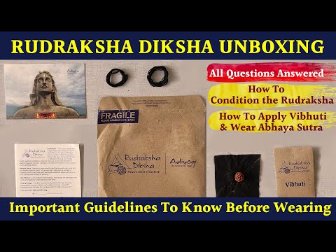 Isha Rudraksha Diksha Unboxing | Important Guidelines | How to Use Rudraksh Diksha Kit | Sadhguru
