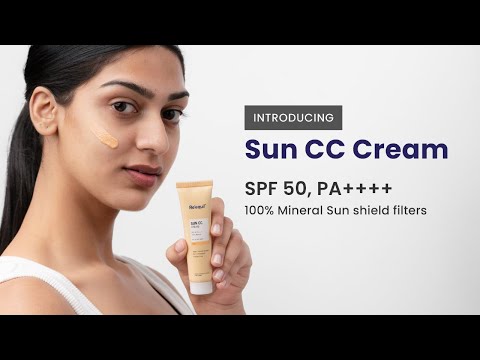 New Launch | Sun CC Cream | SPF 50, PA ++++ | 100% Mineral Sun Shield Filters | All skin types