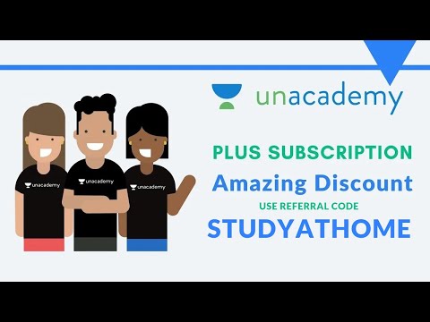 Unacademy Referral Code - STUDYATHOME | Unacademy Plus Subscription | Amazing Discount