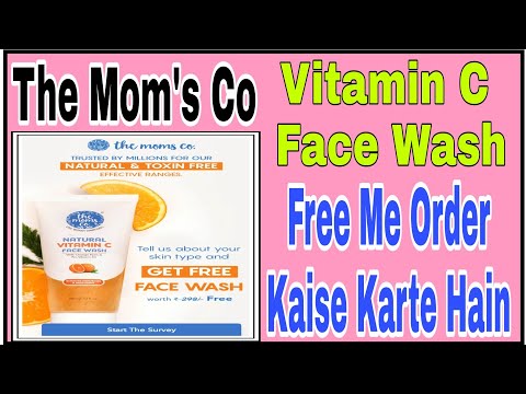 Get your free vitamin C face wash from mom&#039;s co