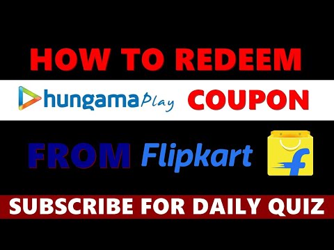 How To Redeem Hungama Play Coupon Code From Flipkart
