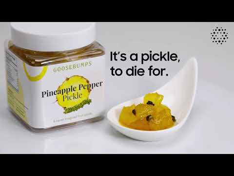 Goosebumps - Pineapple Pepper Pickle (Exotic Fruit Pickle)