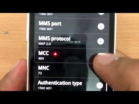 Android phone 3G setup with BSNL 3G