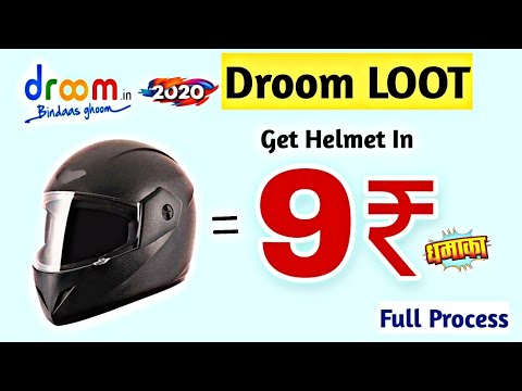 [LOOT] Droom 9rs Helmet Sale 2020 |Get Bike Helmet In 9rs Only | Droom Get Set Helmet Sale 2020