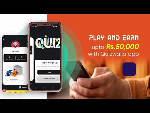 Install QuizWalla Now and Play Trivia Quizzes and Get Instant Rewards | #gkquiz #onlineearning #quiz