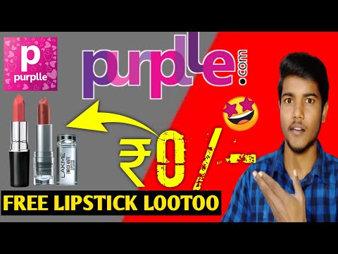 Purplle Free Lipstick Loot | Purplle Free Lipstick Survey