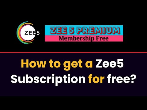 How to get Zee5 subscription for free in India? | Zee5 OTT Platform Premium Subscription