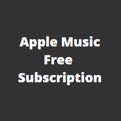 Apple Music Free Subscription