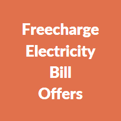 Freecharge Electricity Bill Offers