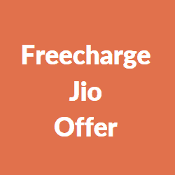 Freecharge Jio Offer