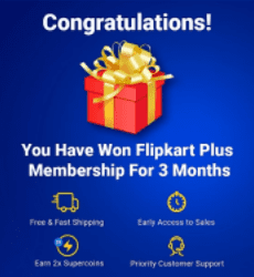 Flipkart Plus Membership Free