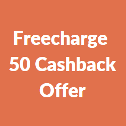 Freecharge 50 Cashback Offer